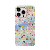 Cartoon graffiti Apple 15 mobile phone case iPhone 14 film 13 promax hard case 12 new style 11 xs fun