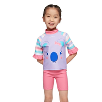 speedo speedo childrens one-piece swimsuit toddlers anti-chlorine high elastic comfortable breathable quick-drying soft swimsuit