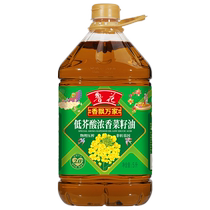 Luhua Xiangpiao Wanjia low erucic acid strong aroma rapeseed oil 5L edible oil seasoning cooking healthy barrel