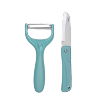 Lajia thickened and durable household peeling knife for peeling fruits and vegetables kitchen melon and fruit peeler 1 set