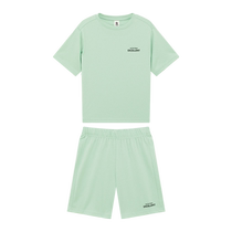 Zuoxi childrens clothing boys summer suit 2024 new childrens sports quick-drying short-sleeved summer two-piece set trendy boys