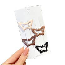 Colorful hair clips 4 childrens baby hair clips cute bangs clip forehead broken hair bb clip headband hair clip