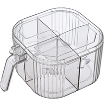 Seasoning box household kitchen seasoning jar integrated multi-grid storage condiment spice sugar jar seasoning bottle 1 pack