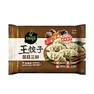 希杰必品阁菌菇三鲜王水饺840g*4袋