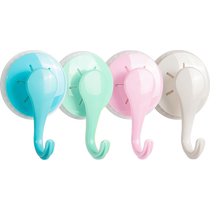 Taili Colorful Hook Vacuum Suction Cup Dormitory Sticky Hook No Punching School Bag Hook Clothes Hook Desk Side Door Behind
