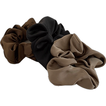 Rasharia-like satin large intestine hair tie Korean style hair tie womens ball head hair accessories Korean style rubber band