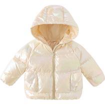 (Antibacterial velvet) David Bella girls down jacket childrens coat winter windproof warm thickened coat