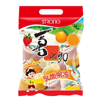 Joy Groom Lactic Acid Coconut Jelly 20 Cup Total 495g Milk Corn Strawberry Year Stock Casual Children Snack Snack