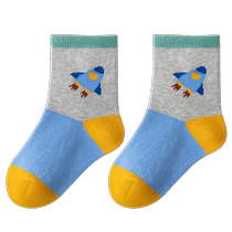 Childrens socks boys and babies cotton socks for all seasons comfortable and versatile trendy socks boys mid-calf socks medium and large childrens socks