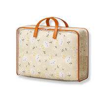 Large quilt storage bag organizer bag large capacity for clothes and quilts moving special packing bag waterproof and moisture-proof