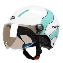 Casque Mustang 3C certifié moto électrique pour hommes et femmes protection solaire dété ultraviolet été nouveau demi-casque casque de sécurité