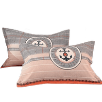 Pure cotton pillowcases a pair of pillowcases for adults and men thick pillowcases pillowcases headcovers 48x74cm dormitory