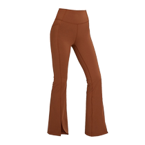 yottoy micro-flared pants for women hyaluronic acid warm outerwear nude pants high waist hip lift slimming yoga wear fitness