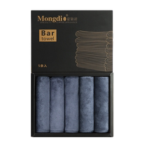 Mongdio Coffee Bar Towels Not Easy To Fall Hair Cleaning Rag Kitchen Living-room Milk Tea Shop Small Towel 5 Dress