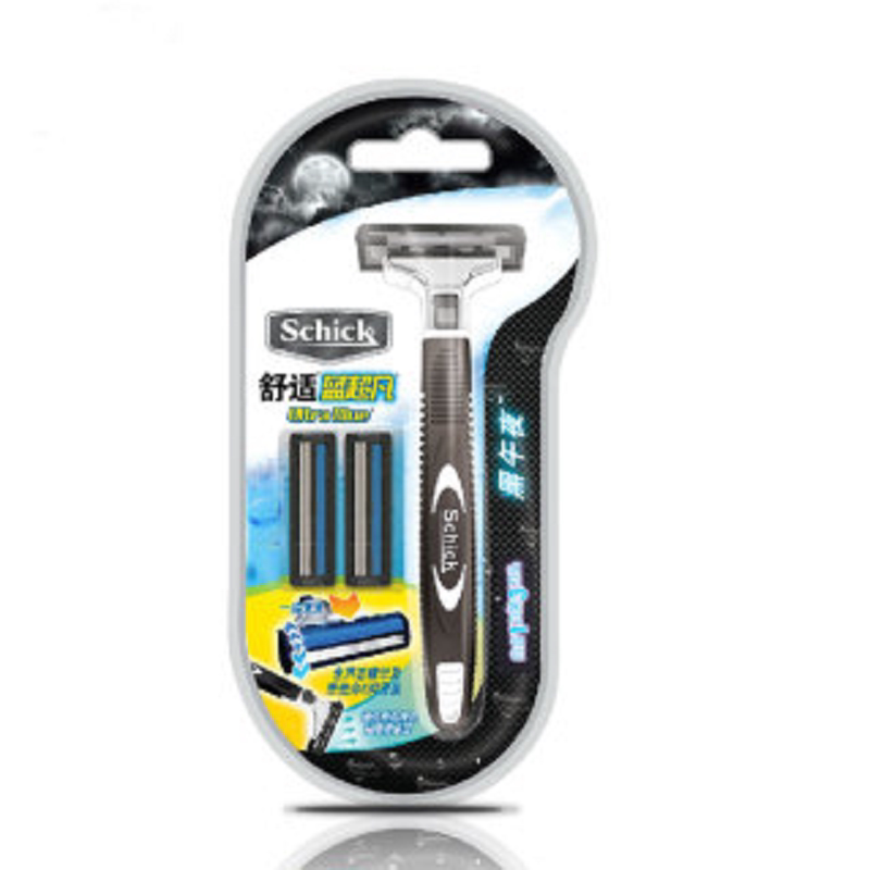 (Sky Cat Supermarket) Comfort Blue Ultra Van Shave Tool Holder (with 3 bits) - Black Midnight