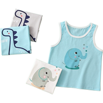 Centex childrens vest summer light and breathable childrens vest sleeveless top T-shirt baby vest pajamas