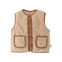 Happy Bear Girls Reversible Down Vest Boys Winter New Tops Childrens Vests Baby Clothes