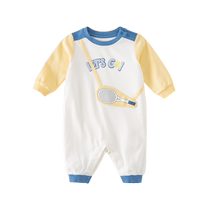 David Bella baby boy sports crawler clothes 2024 spring newborn baby jumpsuit childrens clothes