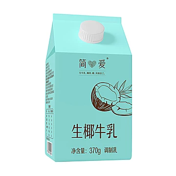 简爱生椰牛乳鲜榨椰浆370g*4盒