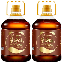 Panda Chaotang Rapeseed Oil Tianfu Haograin Oil Press Special Fragrance 2 717L*2 Edible Oil Physical Press
