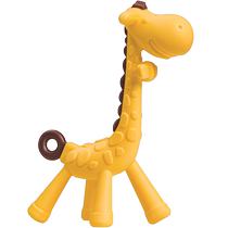 Keyoubi teether giraffe molar stick baby anti-eating hand artifact baby silicone teether toy can be boiled