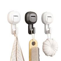 Suction cup hook punch-free bathroom traceless strong adhesive bathroom wall-mounted load-bearing towel hook
