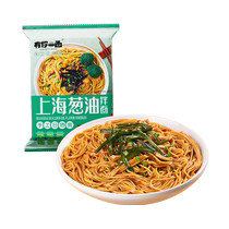 Meow Full Score Selected Shanghai Classic Style Scallion Oil Noodles 108g*4 Bags Convenient and Quick to Cook for Lazy People’s Late Night Snacks