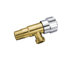 Valvule triangulaire à eau froide chauffe-eau à eau froide Valve deau 304 acier inoxydable dans deux des interrupteurs du commutateur universel 4 points allongés