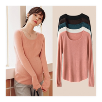 Miduli maternity clothing autumn tops maternity bottoming shirts spring and autumn knitted sweaters autumn and winter inner t-shirts autumn and winter clothing