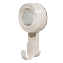HOUYA new suction cup seamless rotation without punching cream style wall hanging kitchen bathroom hook 1 pack