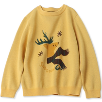 Youlan Friends Please Answer Childrens Sweater Autumn New Pullover Round Neck Sweater for Boys and Girls