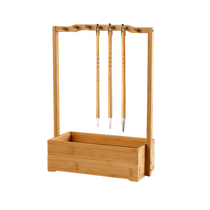 Liupintang calligraphy studio set for beginners special for practicing calligraphy solid wood pen holder ink stick and inkstone