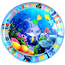 Baby patting water mat and crawling inflatable toy large round square childrens baby doll water bag treading water mat bed