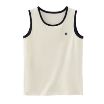 Q21 childrens sweat-wicking vest girls can wear outside girls sleeveless round neck suspender tops Category A summer new style