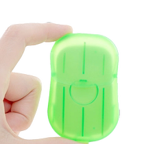 Quality soap paper travel pack (50 pieces in box) portable soap tablets outdoor cleaning soap paper hand washing soap