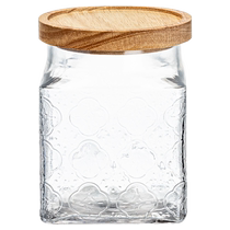 Modern housewife glass sealed jar food grade cereal storage box candy jar tangerine peel tea storage storage jar