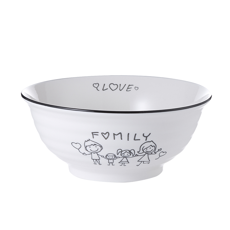 Arst/ya cheng DE happiness under a glazed pottery bowls 20.9 cm large soup bowl big rainbow such use household utensils