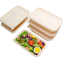 Edo Biodegradable Disposable Lunch Box Corn Starch Based Lunch Box 650ml 300 Set Takeaway Packaging Box