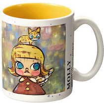 POPMART MOLLY Anniversary Sculpture Classic Returns 2 Series Mugs Trendy Peripheral Cups