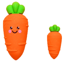 Yizheng Stationery Cute Carrot Eraser Cartoon Creative Childrens Baby Prize Gift Gift Big Cute