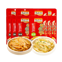 Wujiang light and slightly spicy mustard shreds 80g*10 bags of Fuling specialty light salt crispy pickles that go well with rice kimchi pickles pickles