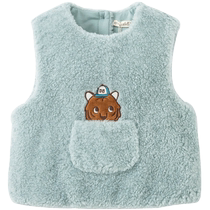 Clearance David Bella childrens clothing winter new childrens vest girls baby quilted boys clothes