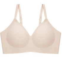 LUCKMEEY Lucky Cotton Underwear Womens Push Up Small Breast Sports Beautiful Back Comfortable Seamless Anti-Sagging Bra