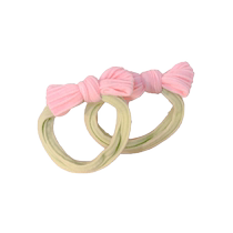 Uber Show Children Hair Accessories Summer Dopamine Hair Ring Girl Hair Accessories Colorful Butterfly Knot Towel Ring Horsetail Ring