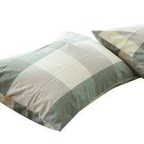 Montagut cotton yarn-dyed washed cotton pillowcases pair of pure cotton pillowcases single liner cover 2024 new style
