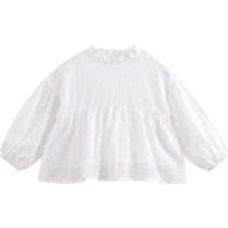 La manche pastorale de Mark Jenny Spring Girl tous les enfants de chemise en coton se lèvent leur chemise