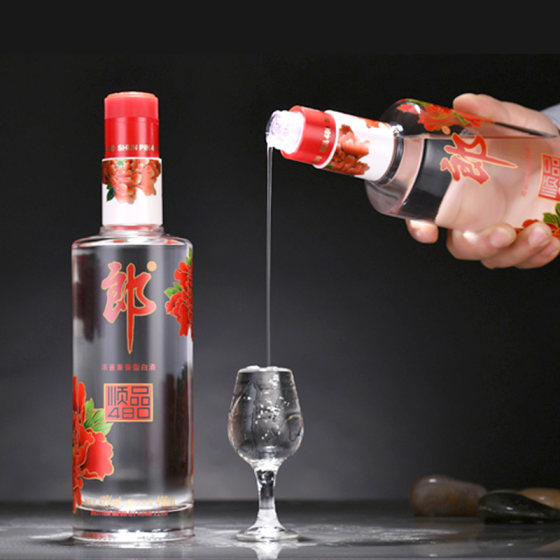 Langjiu Shunpin Langhongshun 농후한 양념주 45도 480ml*곡주 1병 장사연회