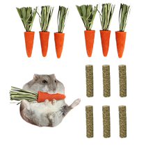 Burka Starkhamster Carrot Grass Stick snacks Composition 70g grindstone Tooth Scape Supplies Golden Silk Bear Toys