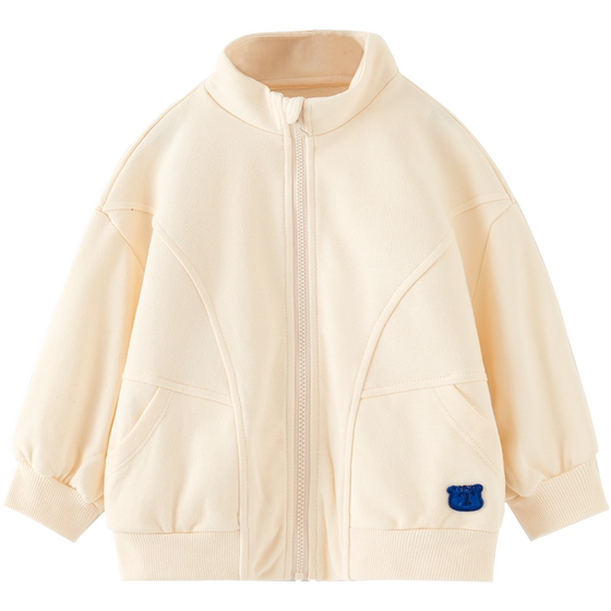 
Children's tai baby tops Spring and Autumn baby clothes Boys and girls' double-open jacket Long-sleeved sweatshirt casual cardigan