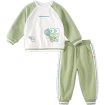Pacha dog joint David Bella childrens suit spring boy two-piece set baby 2024 new childrens clothing